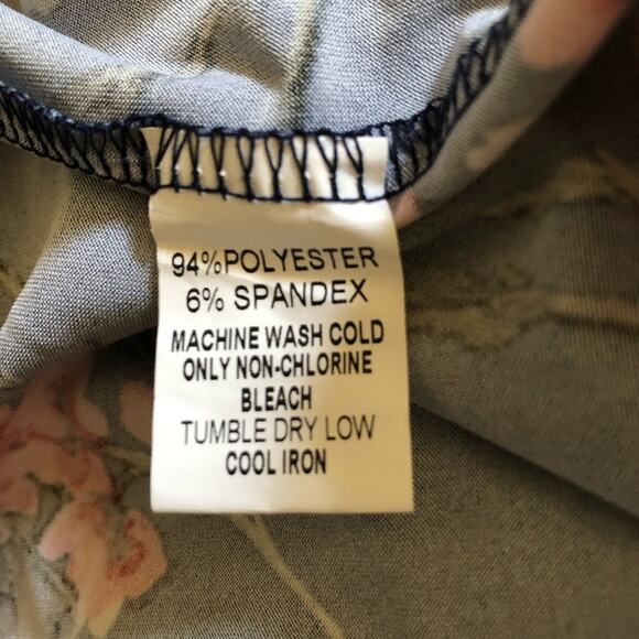 PaperMoon NWT Basima Back Detail Knit Top Beautiful Floral Tank Top Size 2X - Picture 10 of 13